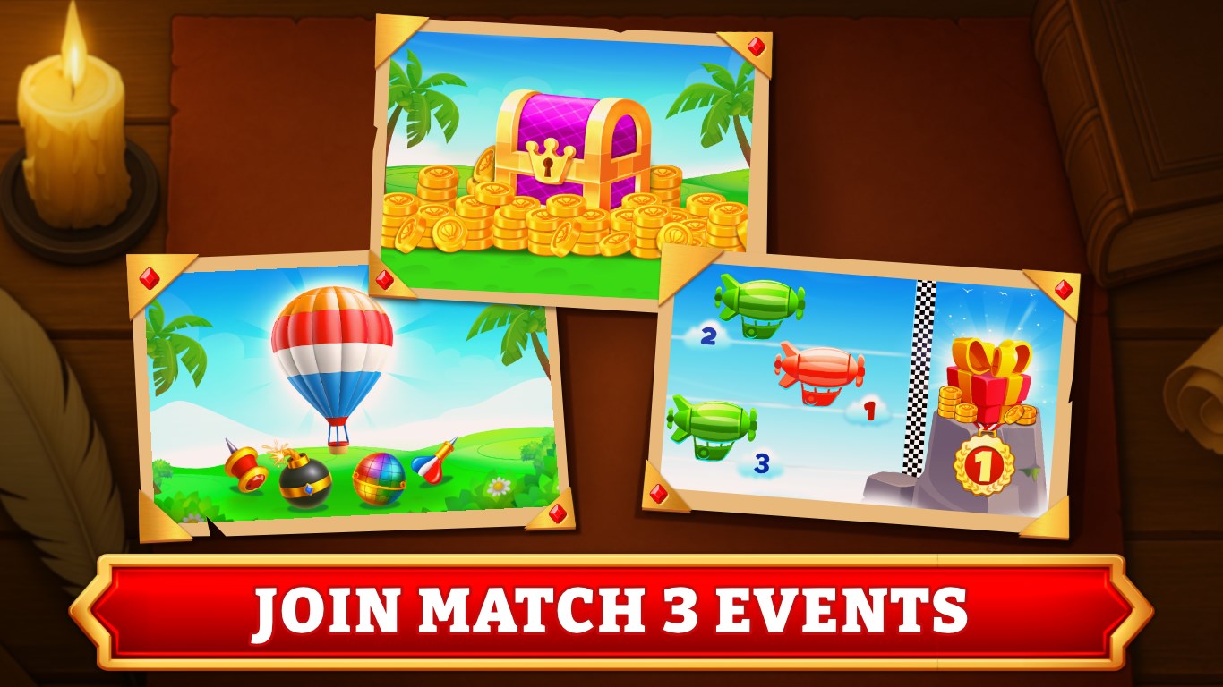 Balloon Paradise - Match 3 Puzzle Game