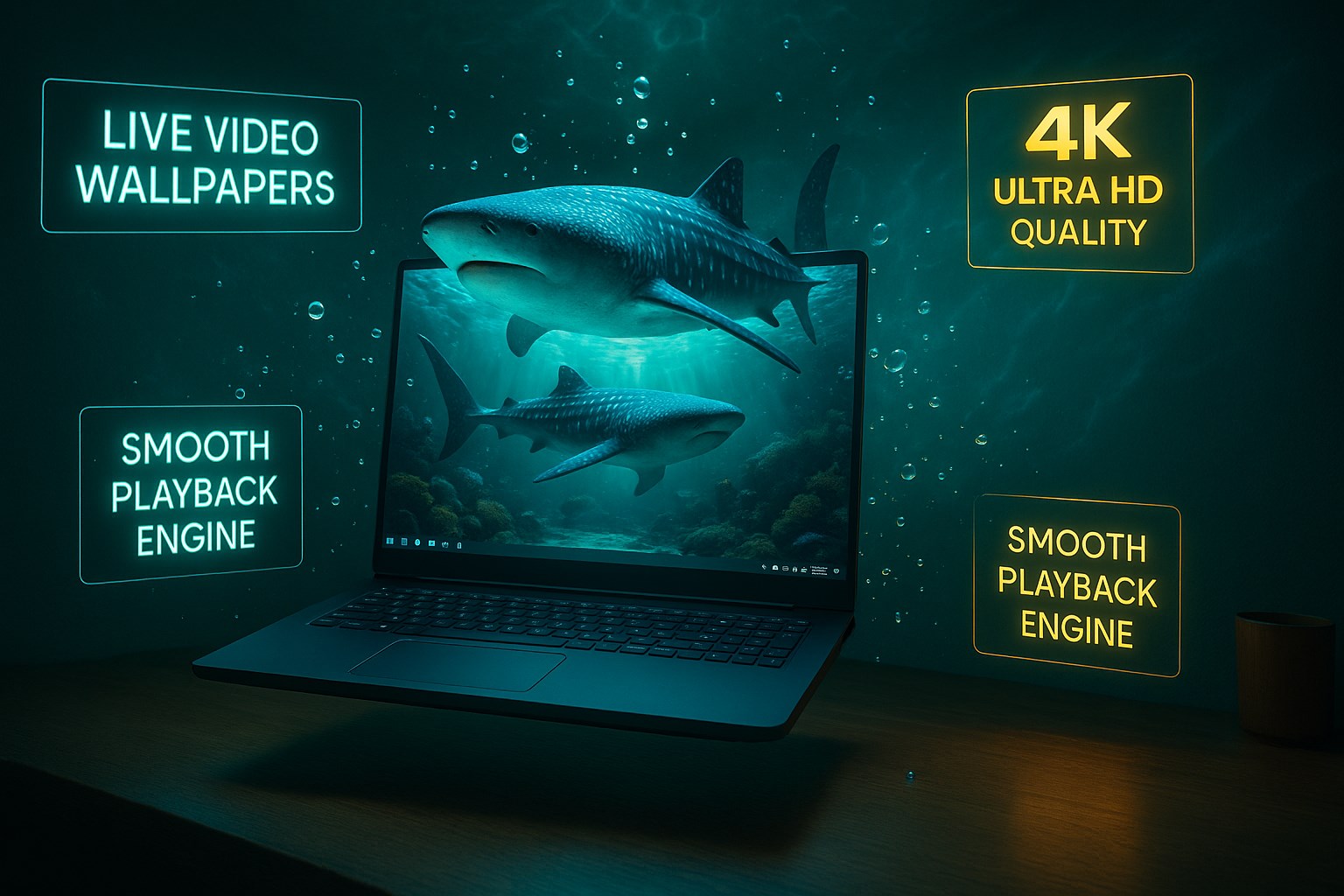 Aquarium Live Wallpapers 4K — Desktop & Lock Screen