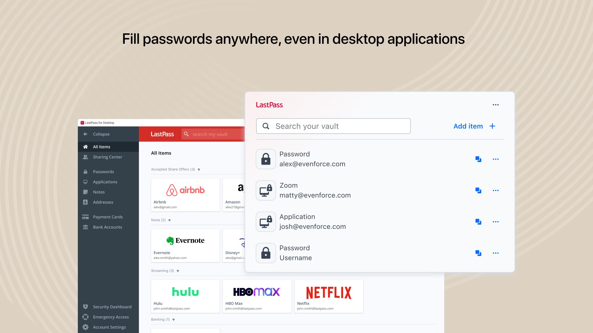 LastPass for Desktop