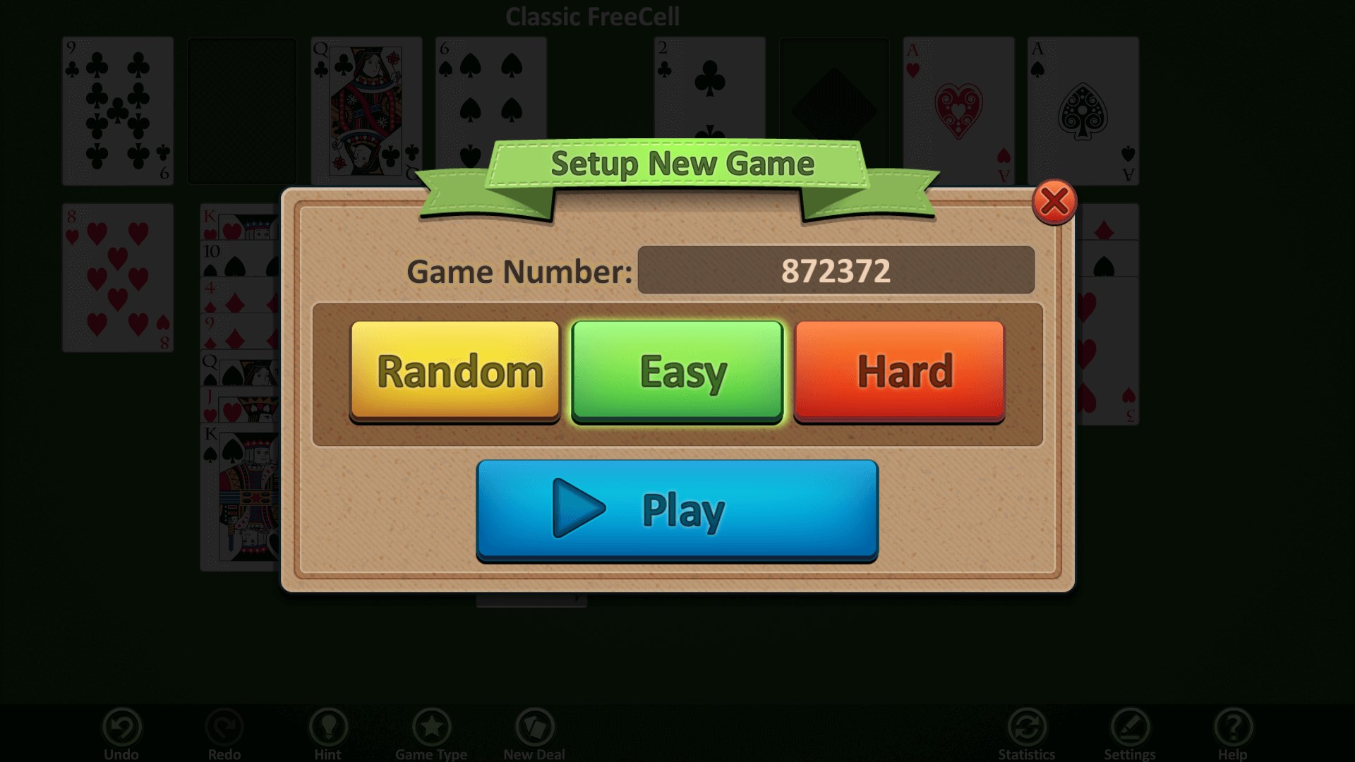 Simple FreeCell