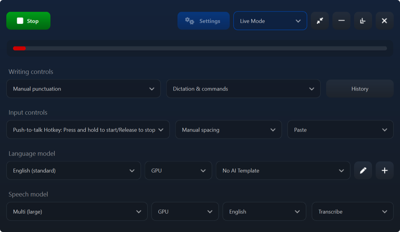 SpeechPulse Speech-to-Text