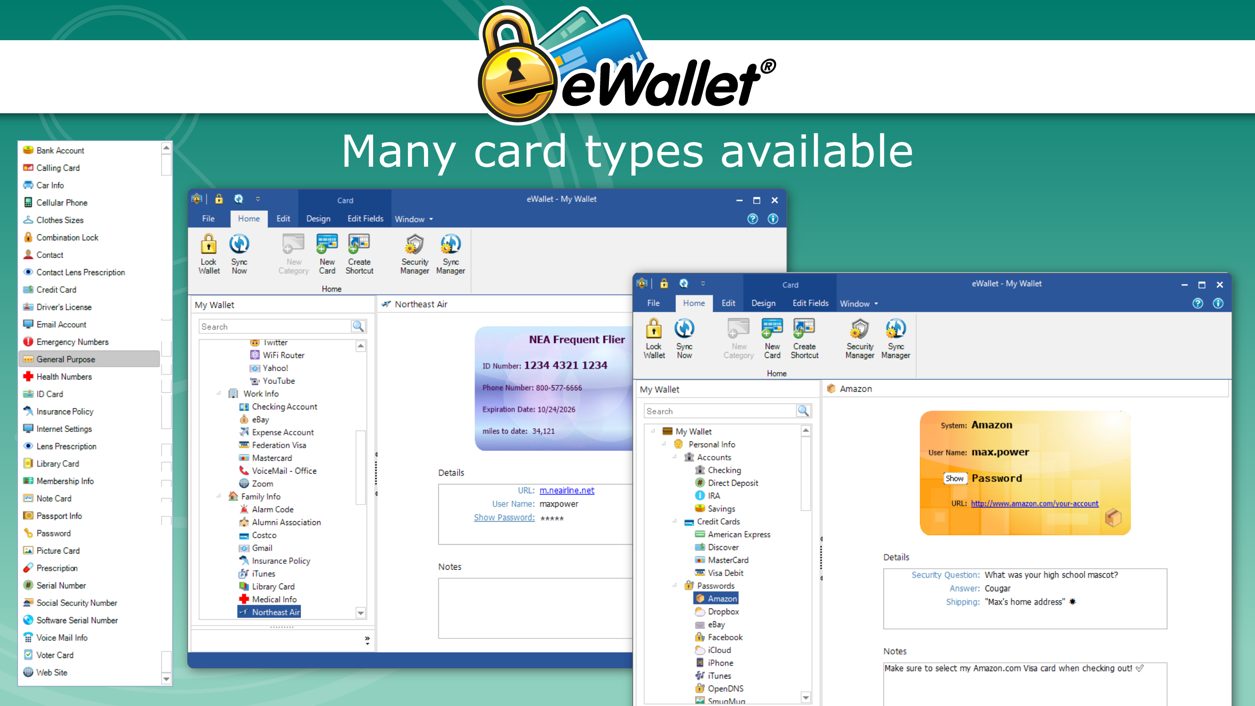 eWallet for Windows