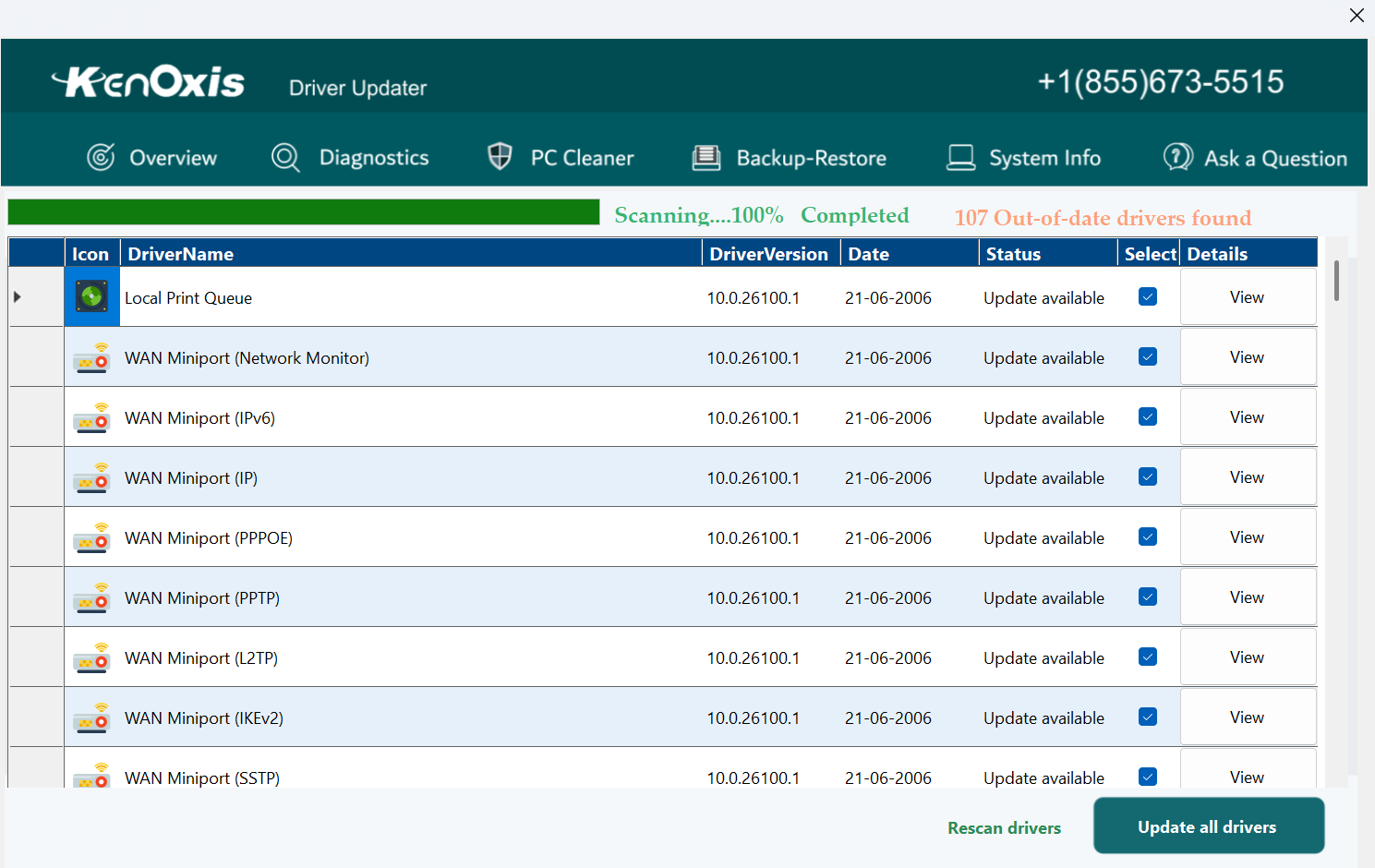 kenoxis driver updater