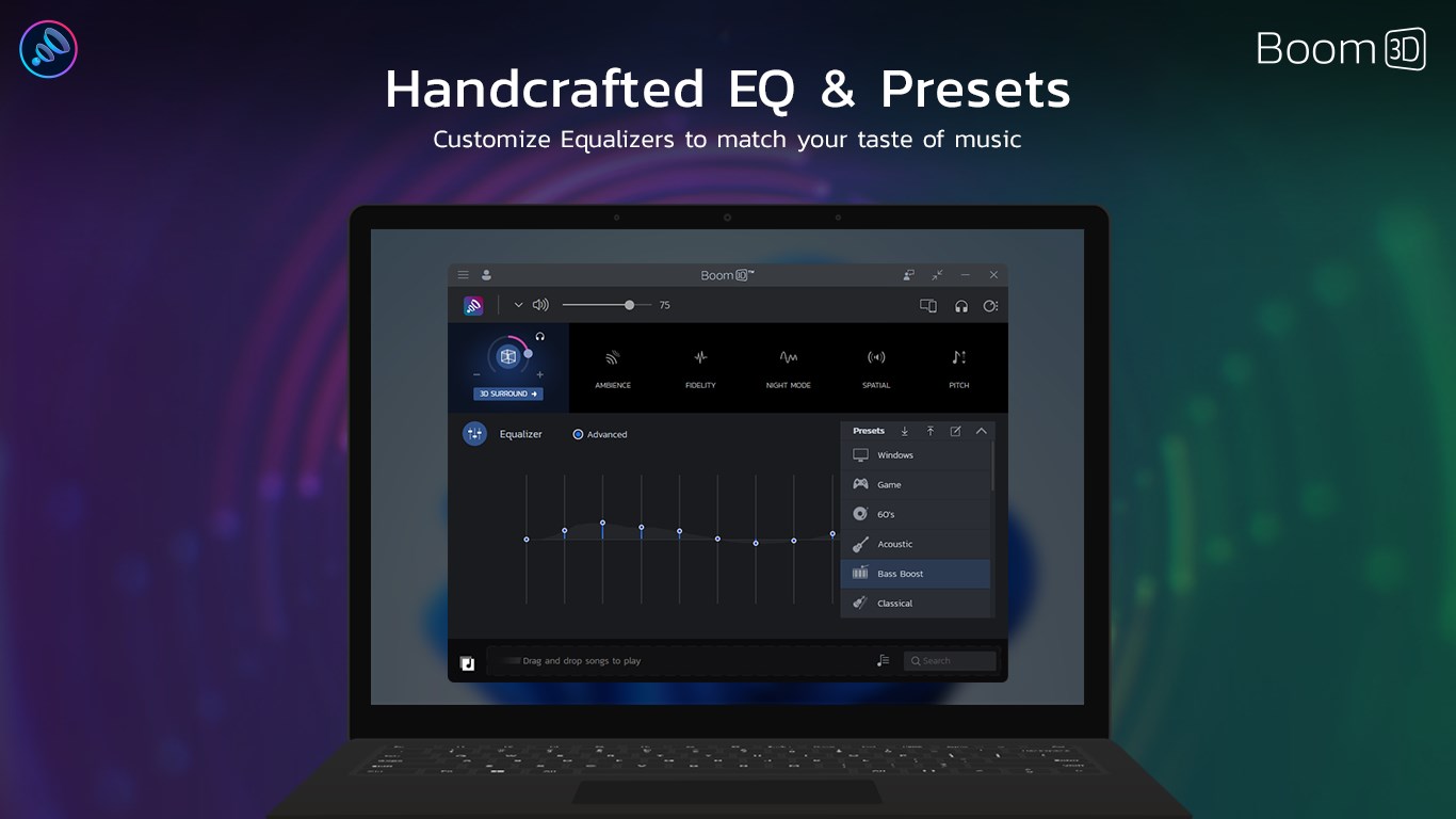 Boom 3D: Audio Enhancer, Equalizer & Bass