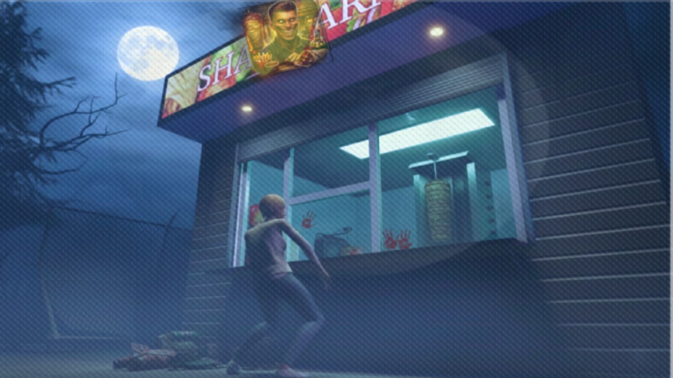 Scary Shawarma Kiosk