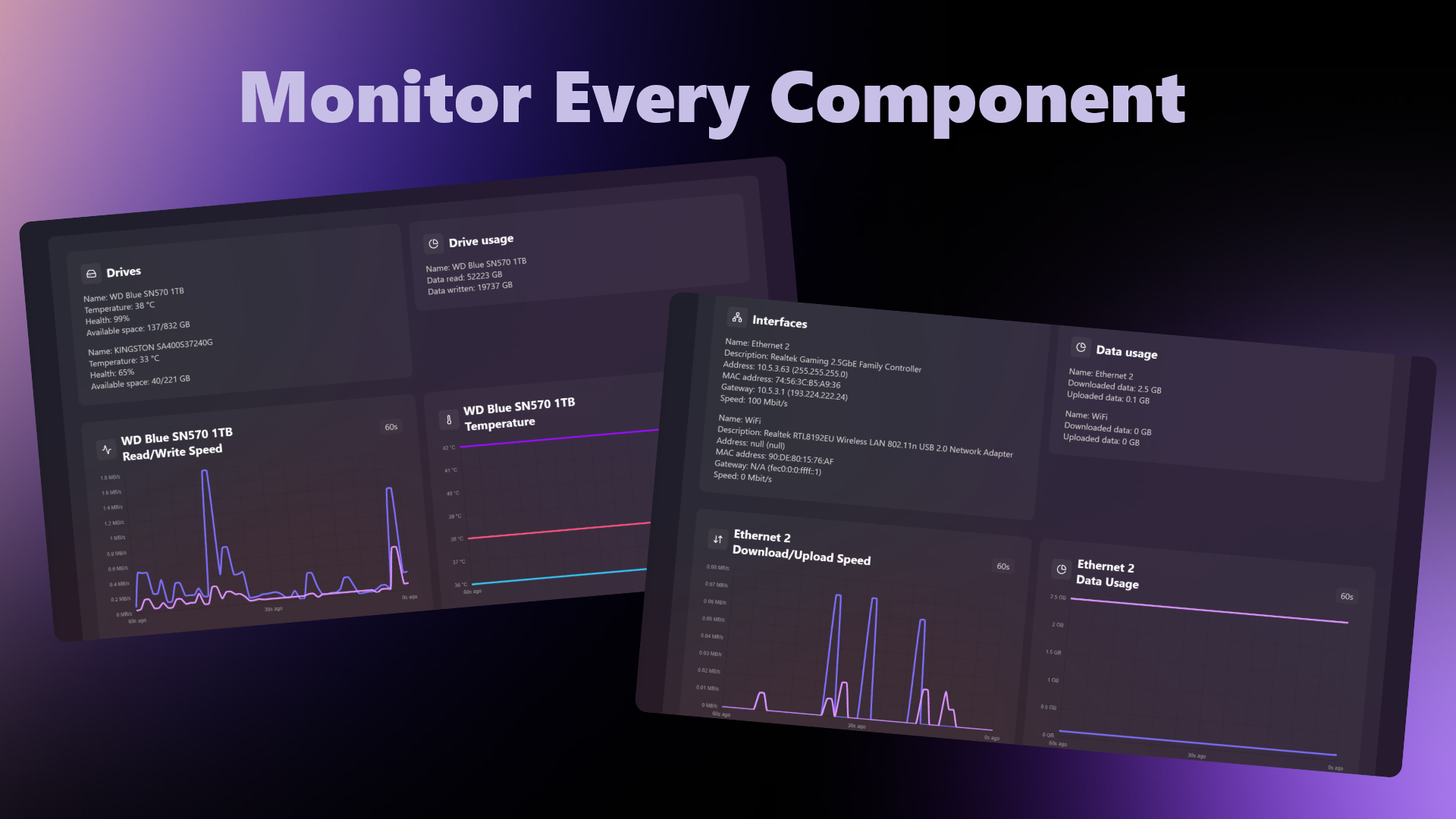 Cores - Modern Hardware Monitor