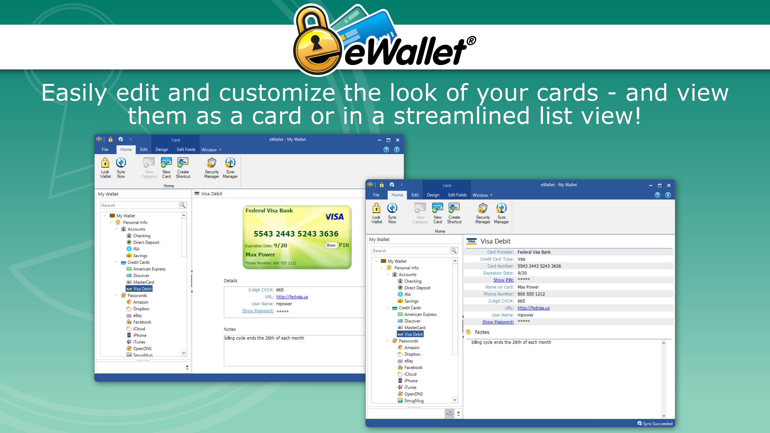 eWallet for Windows
