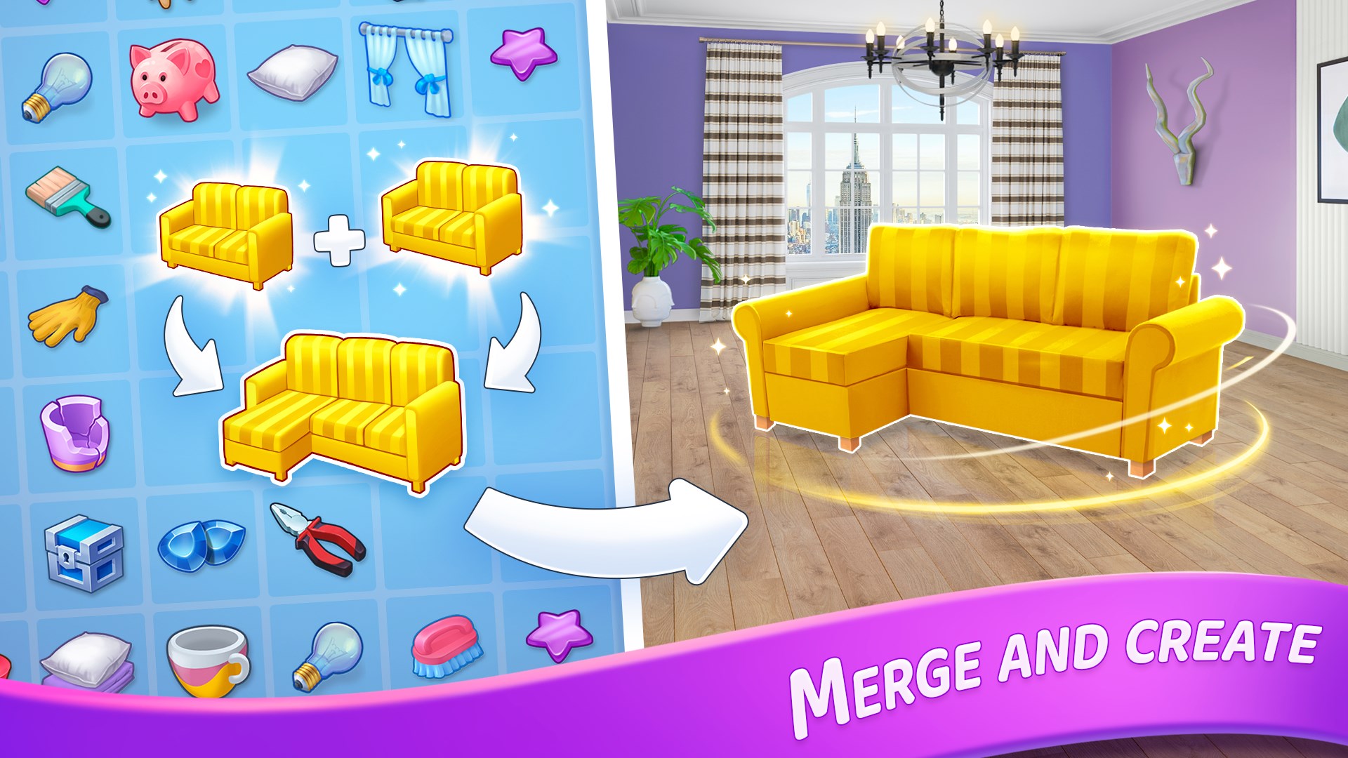 Merge Design Mansion Makeover