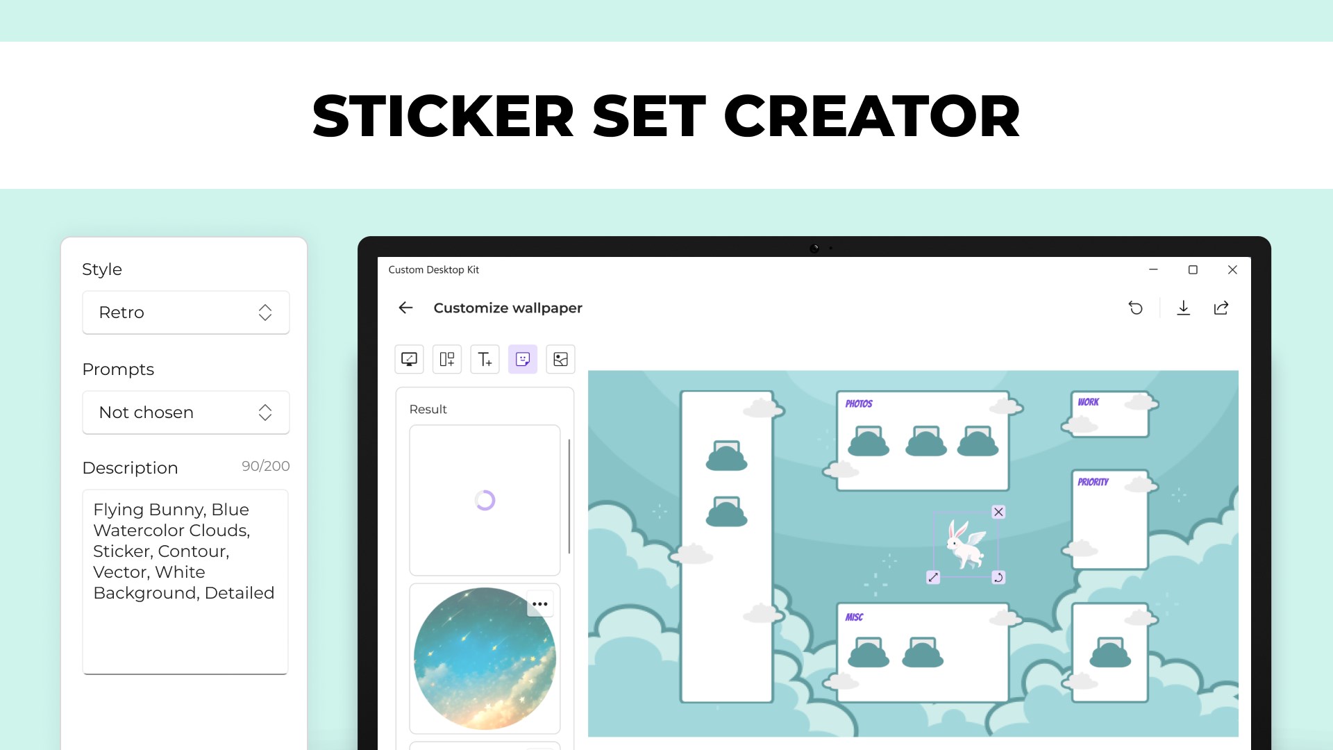 Custom Desktop Kit - Aesthetic themes & wallpapers