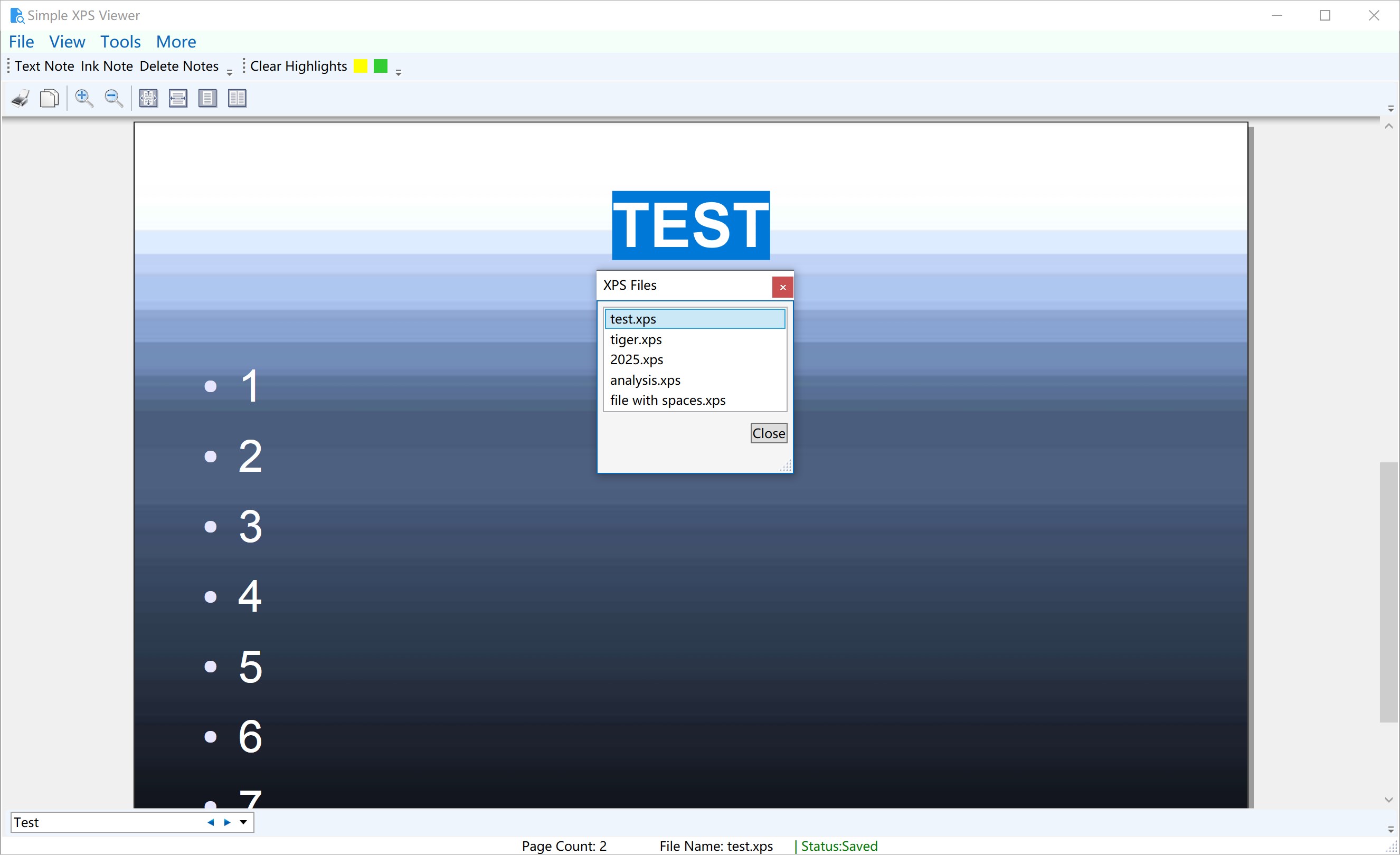 Simple XPS Viewer-XPS Read and Write