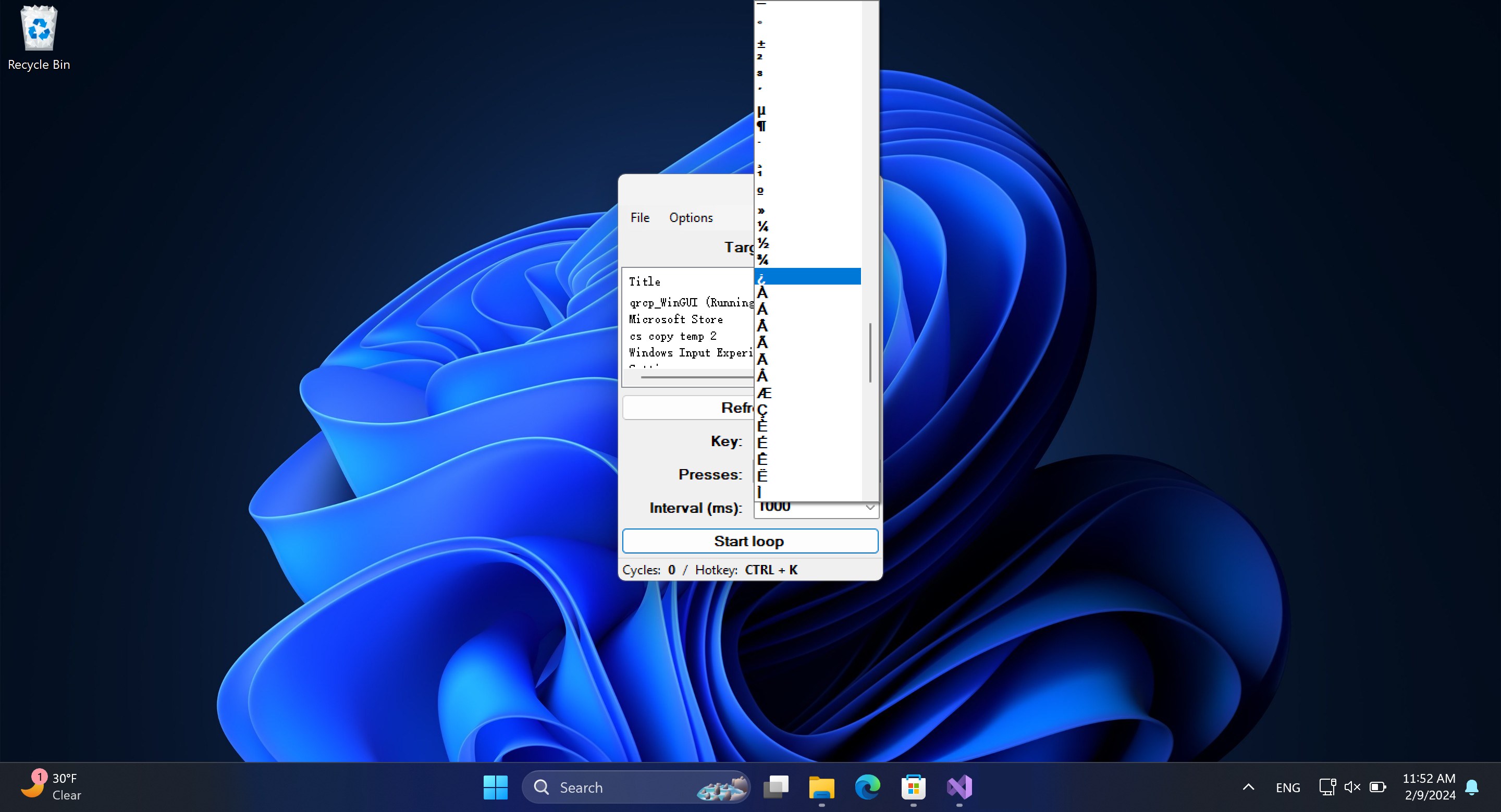 Auto Key Presser : Key holder