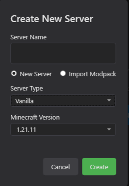 MC Server Manager