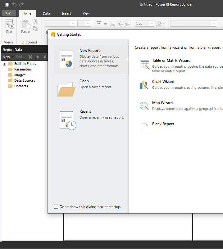 Power BI Report Builder