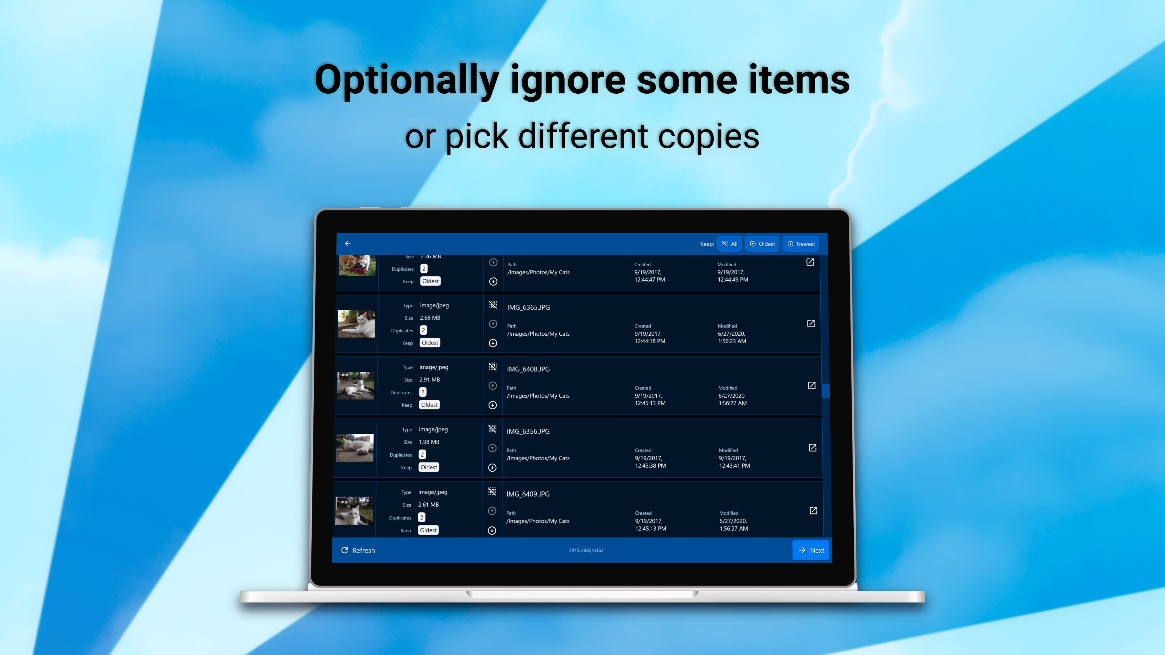 DeDuplicate - Cloud Cleaner