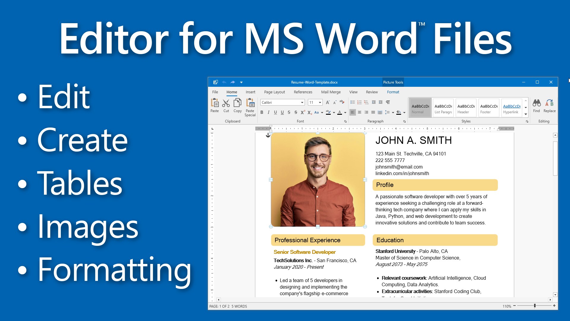 DOCX Editor for Windows