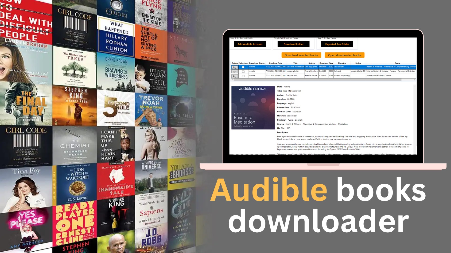 Audiobook Player - Audible AAX to MP3