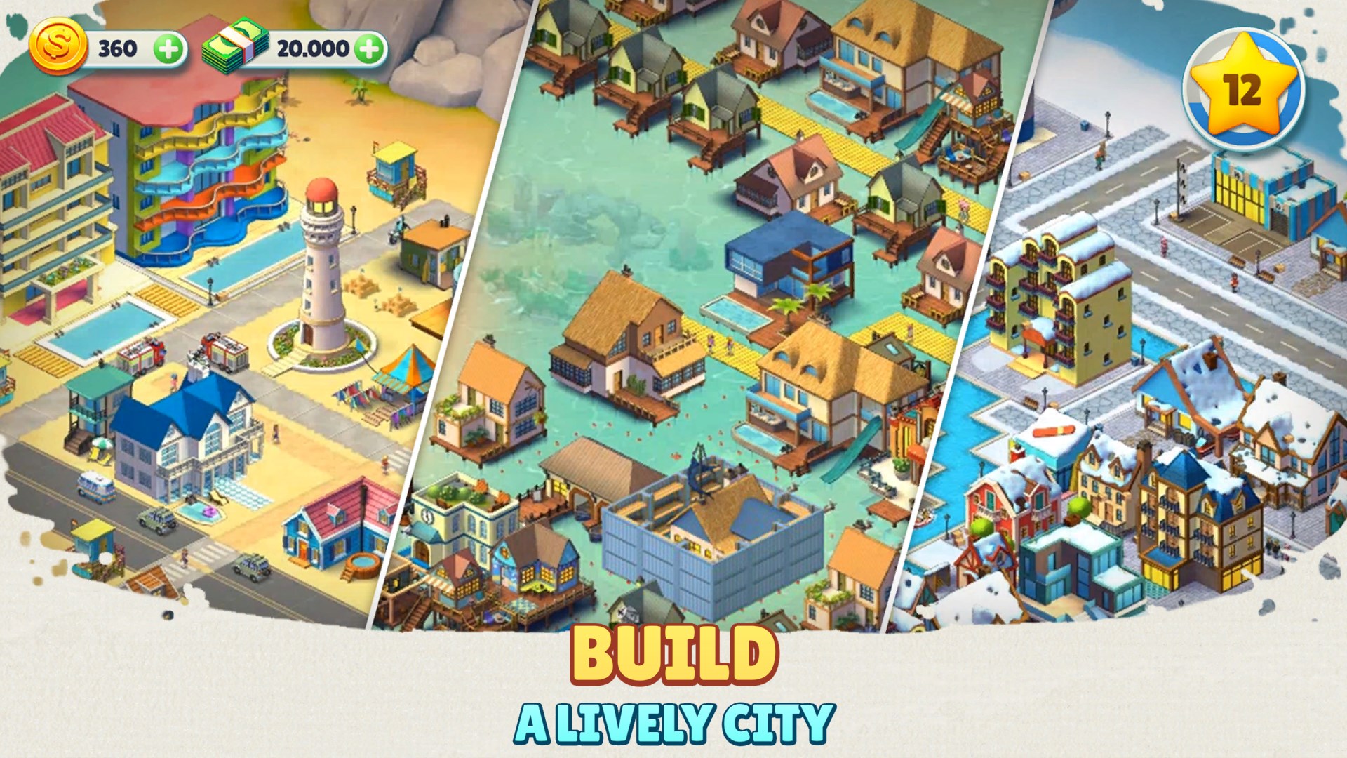 Cozy Town: Build Explore Game