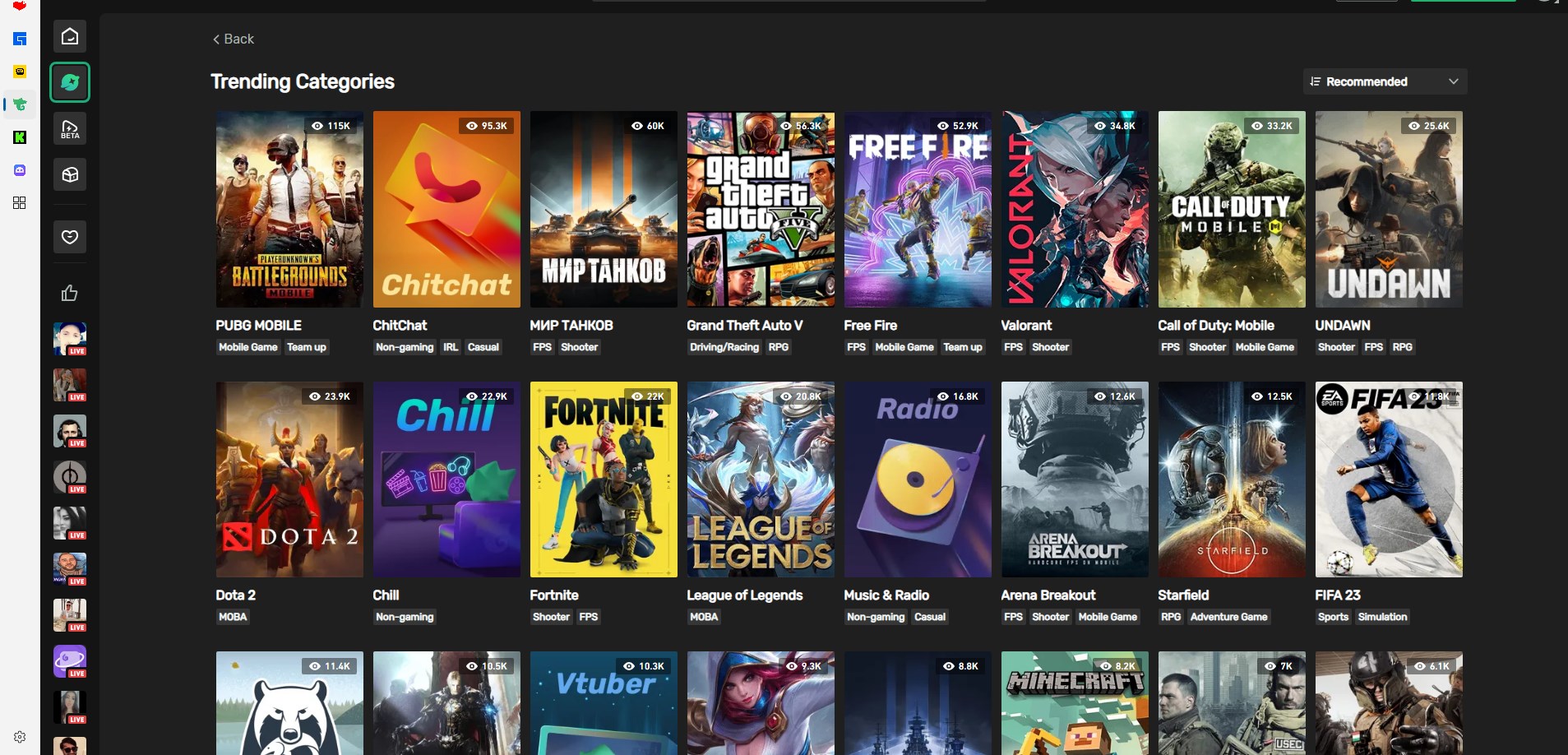 Kitch - game streaming watcher