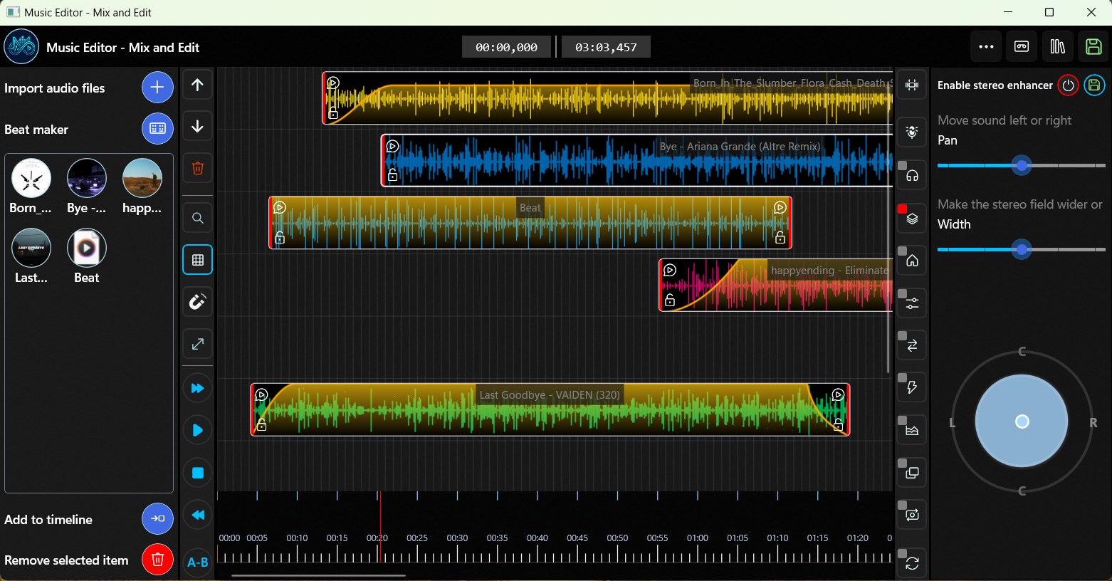 Music Editor - Mix and Edit