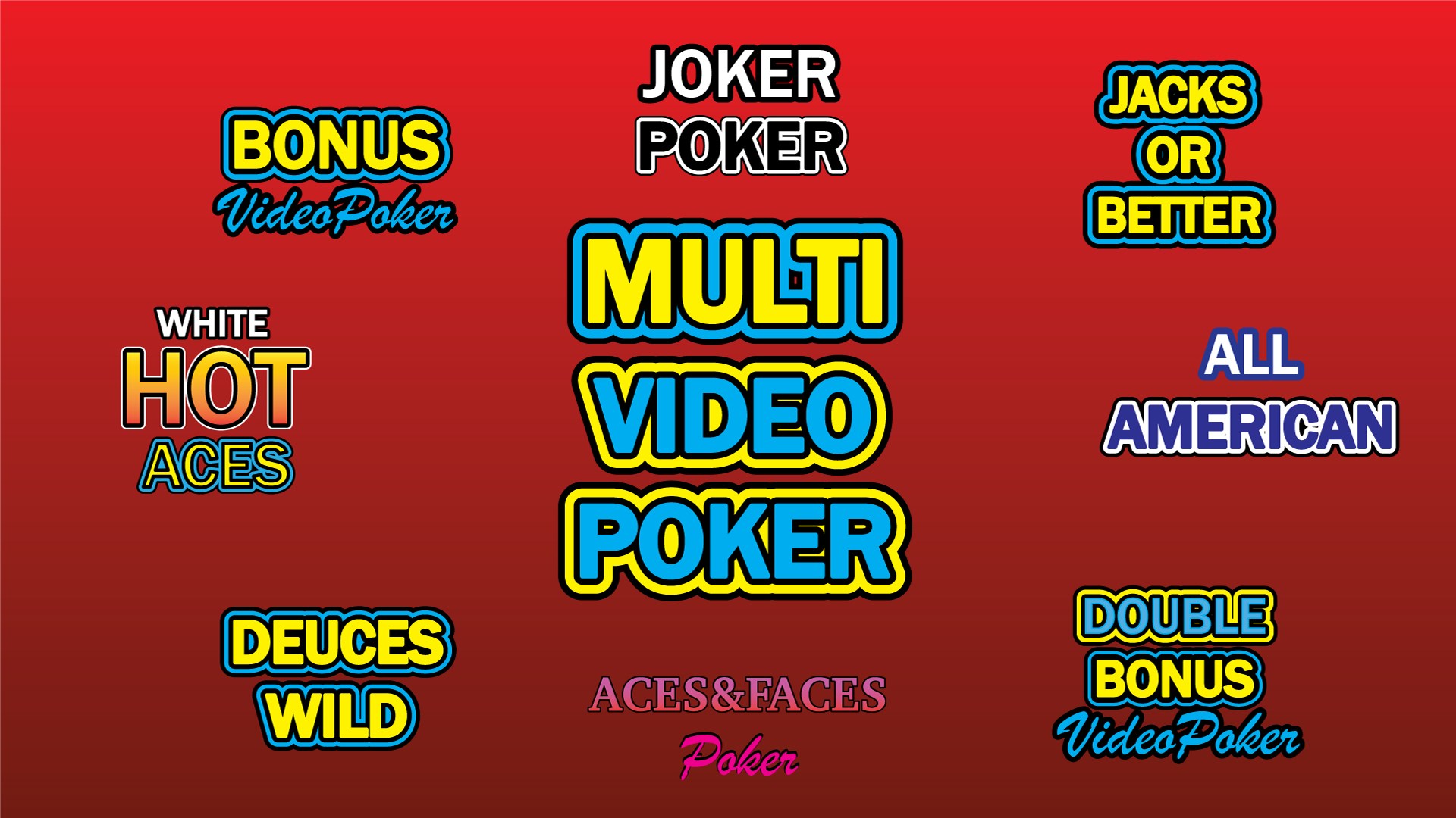 MULTI VIDEO POKER CLASSIC GAMES