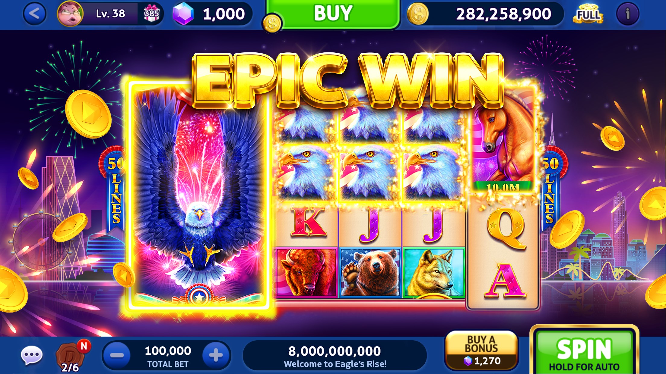 Cash Billionaire Casino - Slot Machine Games
