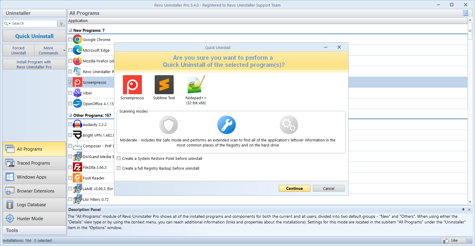 Revo Uninstaller Pro