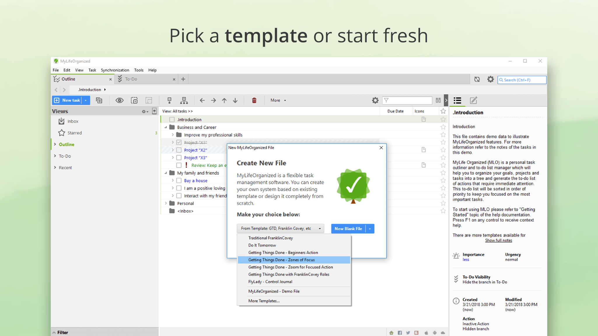 MyLifeOrganized - To-Do List