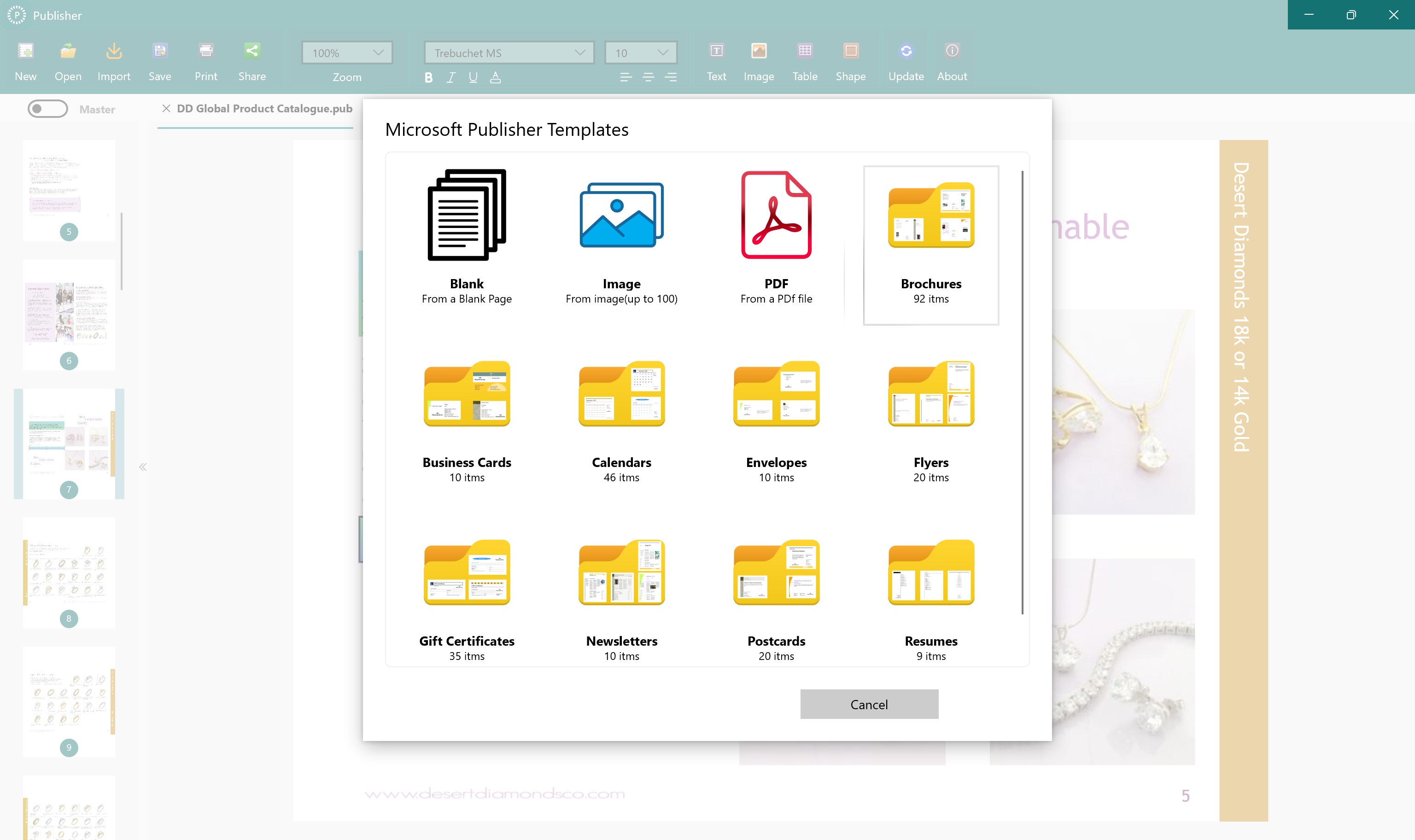 Publisher: for MS Publisher