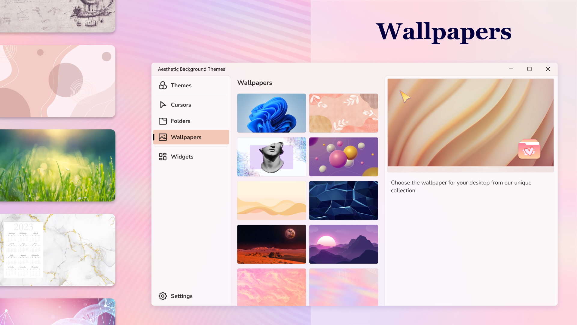 Aesthetic Desktop Themes - HD Wallpapers & Widgets